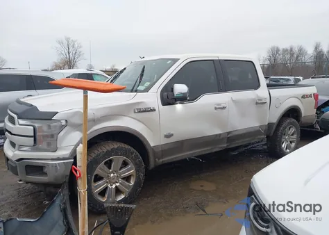 2018 Ford F-150 King Ranch z USA, uszkodzony, nr VIN 1FTEW1EG1JFE34202